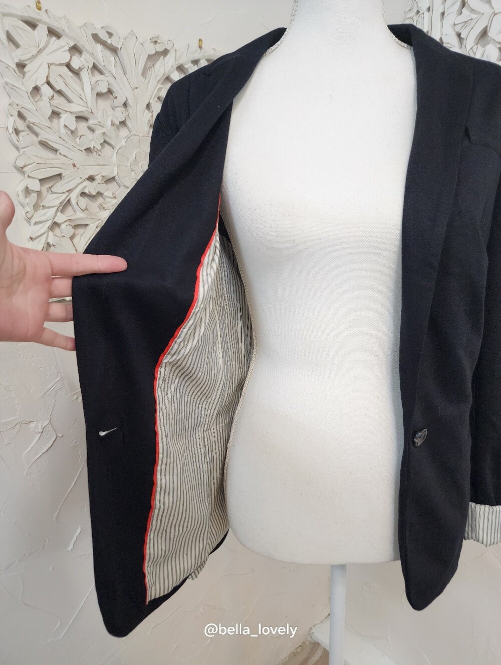 NWT Black Women's Single-Button Blazer Jacket - Picture 2 of 6